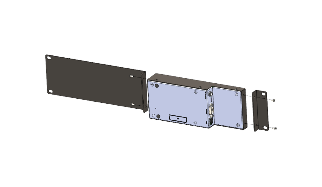 Rack Mounting Hardware for 1 SWC-2000 Unit