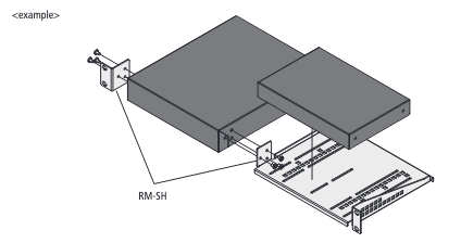 Rack Mounting Hardware for half & quarter-rack width products, Harf-rack width tray