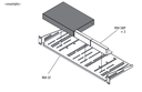 Rack Mounting Hardware for half & quarter-rack width products, Blank panel