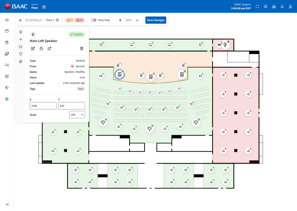 ISAAC Workspace - Maps