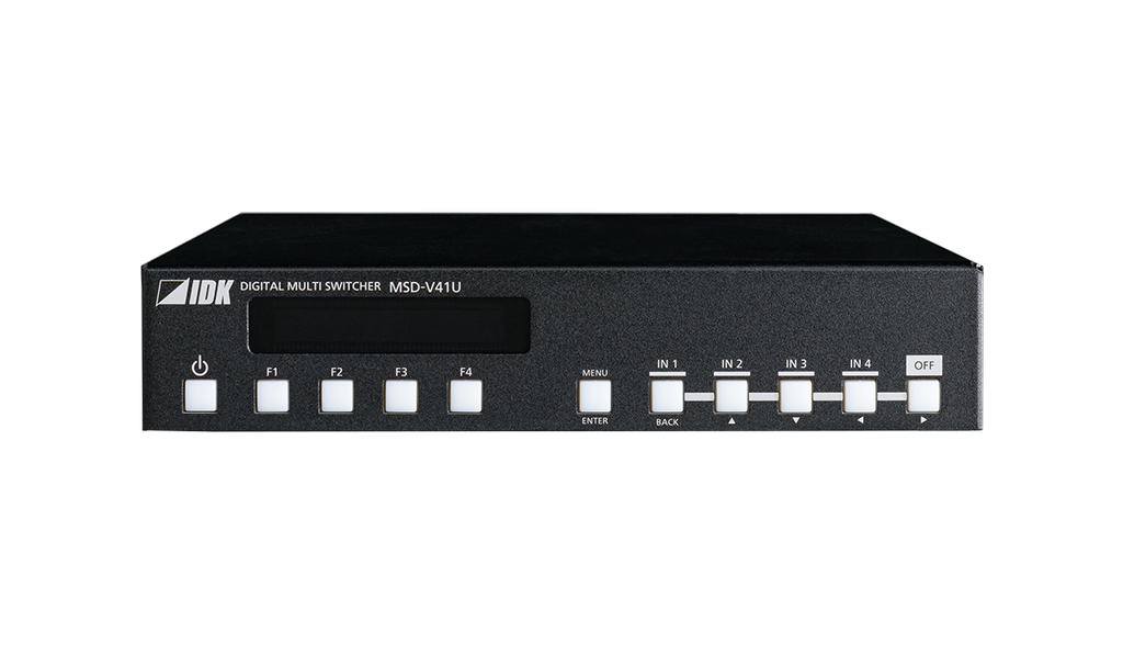 [MSD-V41UT] 4K@60 Digital Multi Switcher with 4 Inputs and 1 Output, HDBaseT Output model