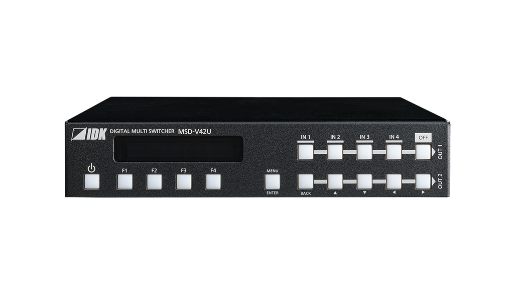 [MSD-V42UC] 4K@60 Digital Multi Switcher with 4 Inputs and 2 Outputs, SDVoE Output model