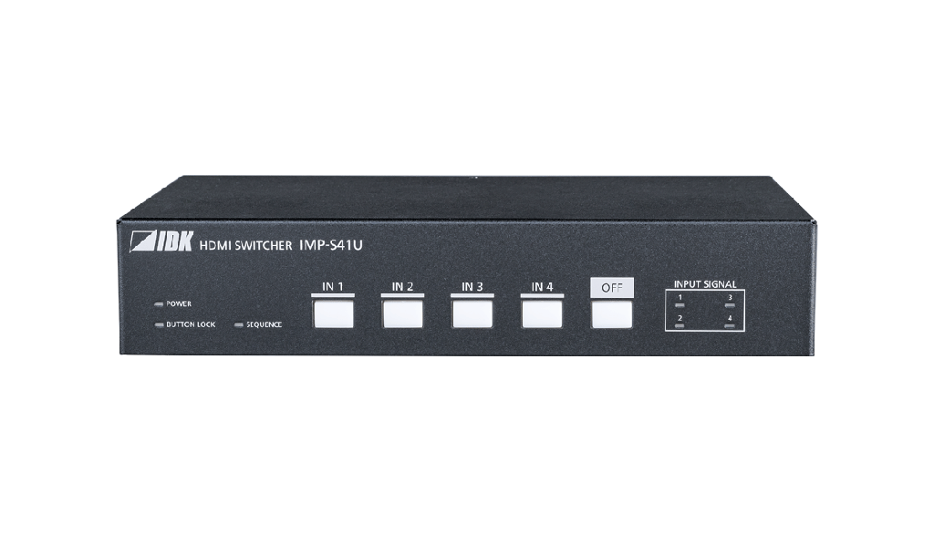 [IMP-S41U] 4K@60 HDMI Switcher with 4 Inputs & 1 Output