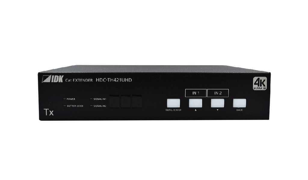 [HDC-TH421UHD] 4K@60 HDBaseT Transmitter with 2 Inputs & 5 Outputs