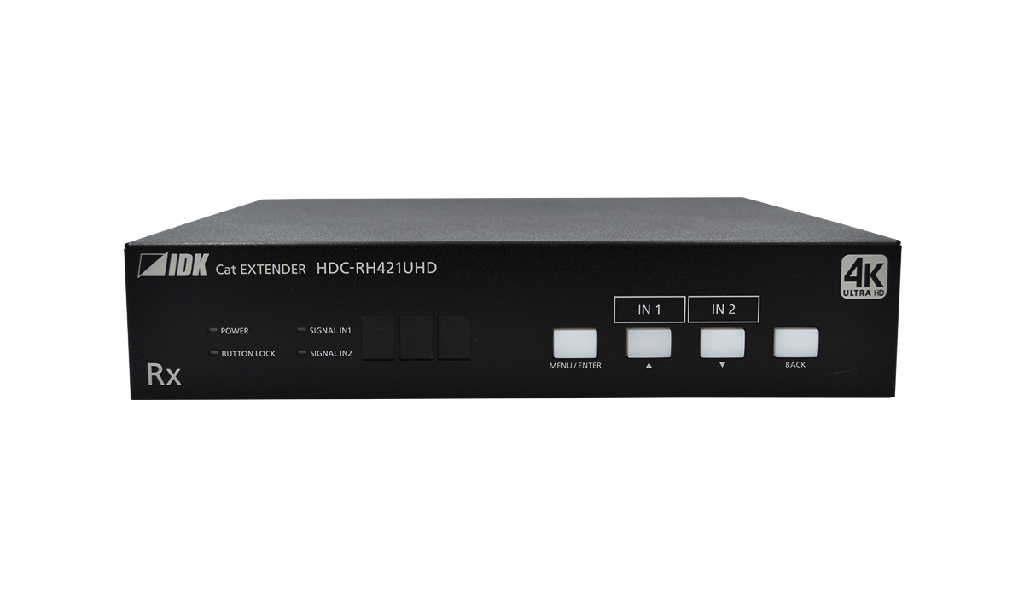 [HDC-RH421UHD] 4K@60 HDBaseT Receiver with 2 Inputs & 5 Outputs