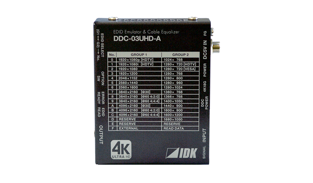 IDK DDC-03UHD-A
