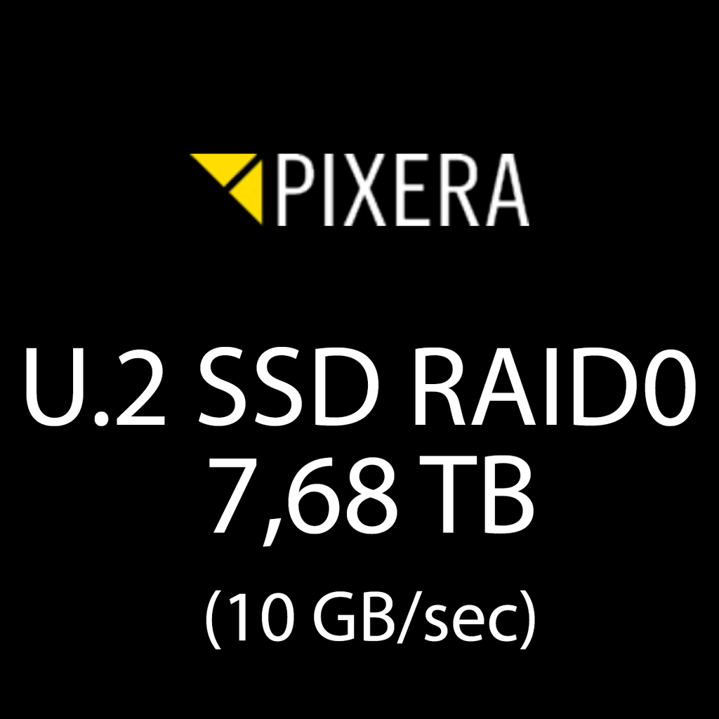 Data Storage Upgrade | 2x U.2 SSD 3,84TB (10GB/s)