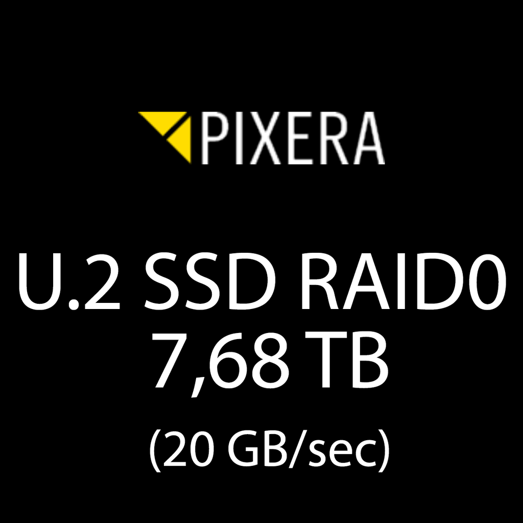 Data Storage Upgrade | 4x U.2 SSD 1,92TB (10GB/s)