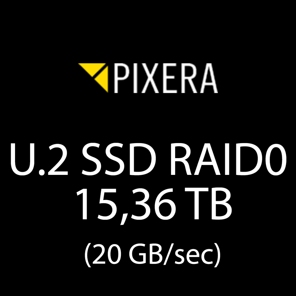 [PXU-U61T-R0-4] Data Storage Upgrade | 61,44TB RAID0