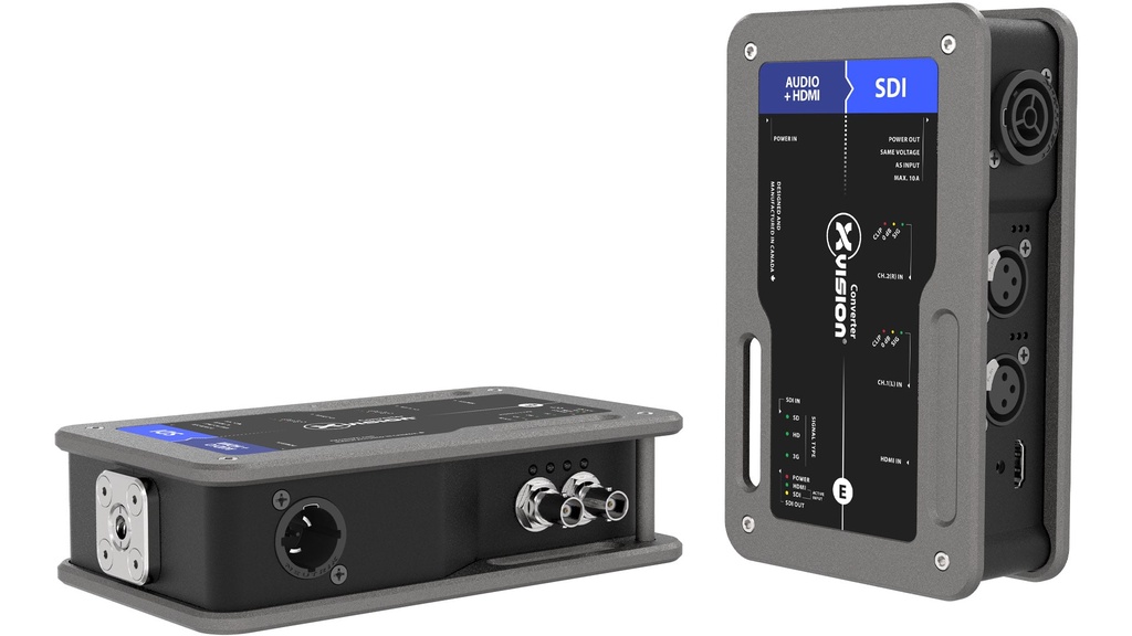 [XVVAUDIO2SDIT1] THEATRIXX Audio Embedder - HDMI1.2/3G-SDI + Audio to 3G-SDI -  PT1 In/Thru