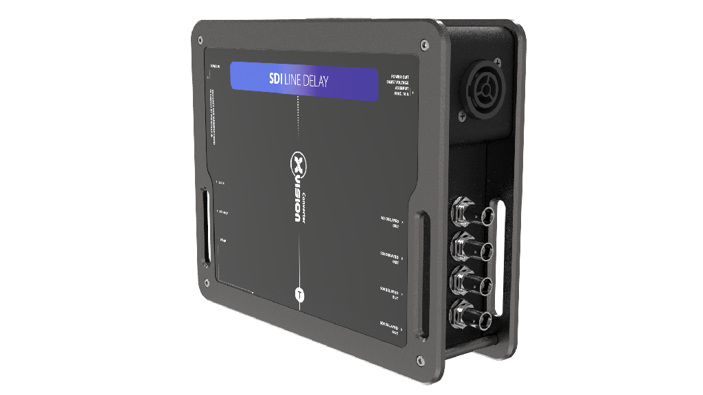 [XVVSDIDLY] THEATRIXX 3G-SDI Line Delay - Integrated DA 1:4 - PT1 In/Thru