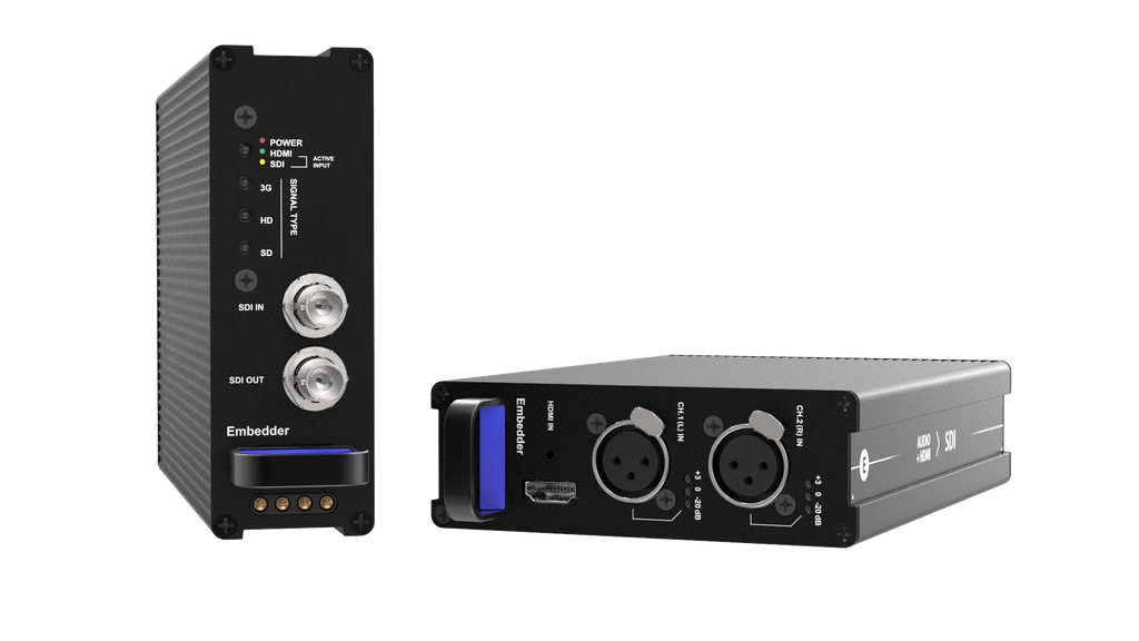 [XVVRMAUDIO2SDI] THEATRIXX Reversible Module - Embedder - HDMI1.2/3G-SDI + Audio to 3G-SDI