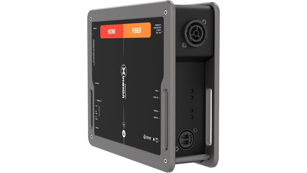 [XVVHDMI2FIBER-S2] THEATRIXX HDMI2.0 + 1Gbps Net to Fiber (SDVoE) - PT1 In/Thru (OpticalCon DUO (Singlemode))