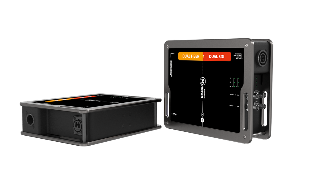 [XVV2FIBER2SDI-S2] THEATRIXX Fiber to Dual Channel 3G-SDI - PT1 In/Thru (OpticalCon DUO (Singlemode))