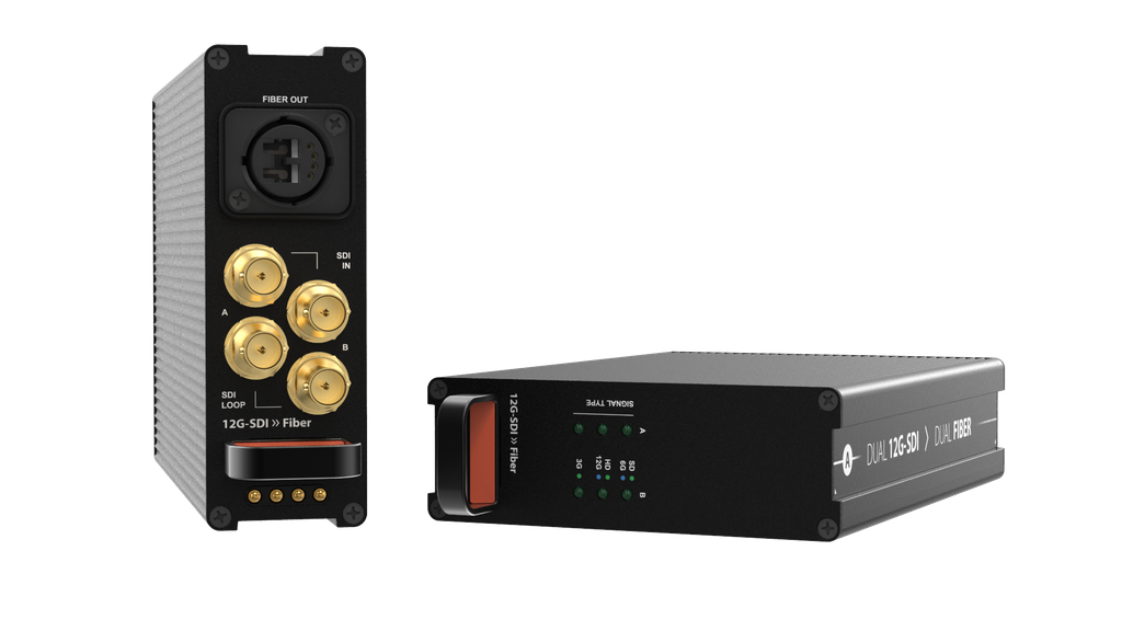 [XVVRM2SDI2FIBER12GS2] THEATRIXX Reversible Module - Dual Channel 12G-SDI to Fiber (OpticalCon DUO (Singlemode))