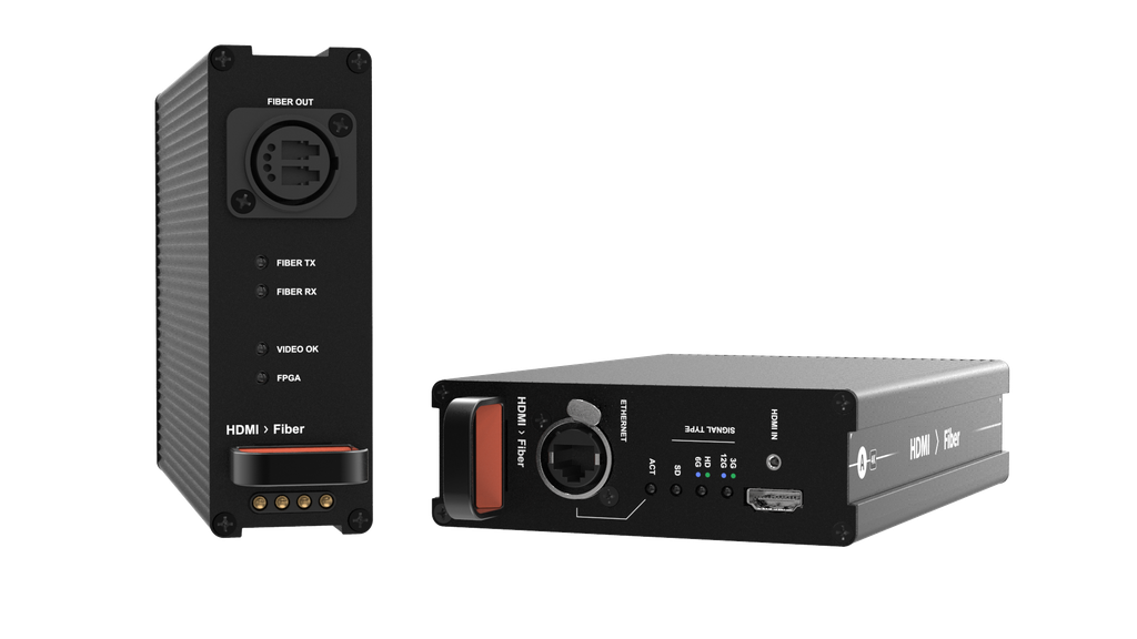 [XVVRMHDMI2FIBER-S2] THEATRIXX Reversible Module - HDMI2.0 + 1Gbps Net to Fiber (SDVoE) (OpticalCon DUO (Singlemode))