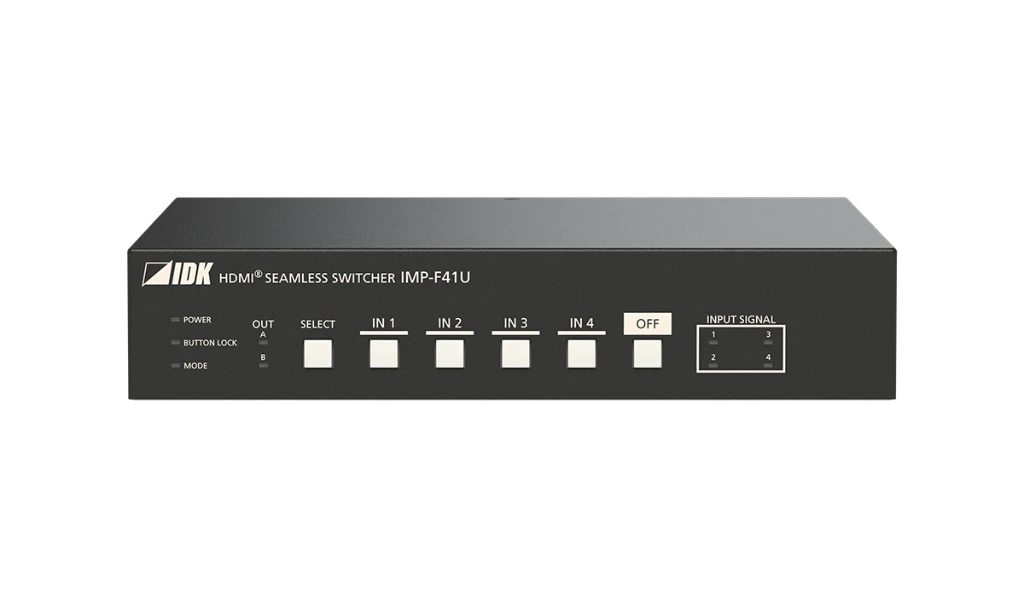 4K@60 HDMI Seamless Switcher with 4 Inputs & 1 Output
