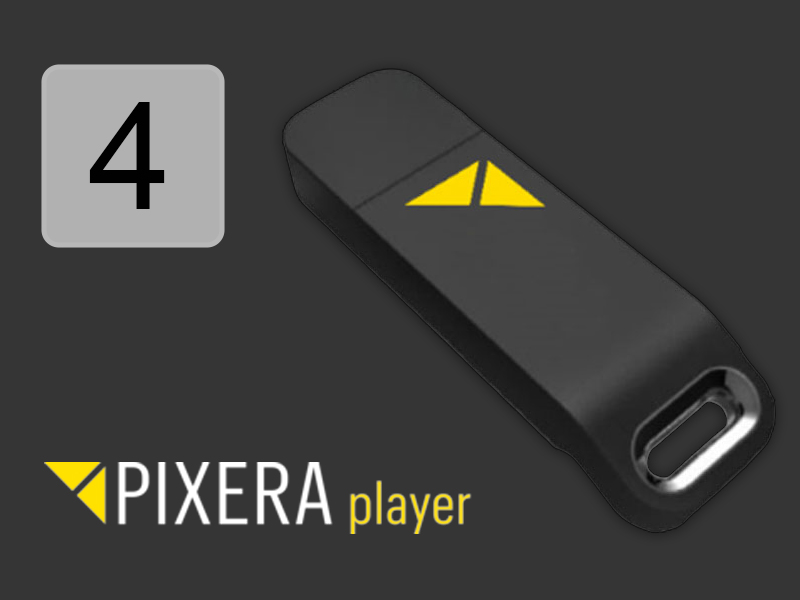[PSP-4/V2] PIXERA player - Quad license