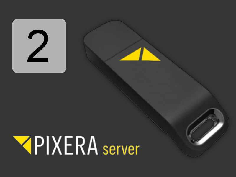 PIXERA server - Dual license