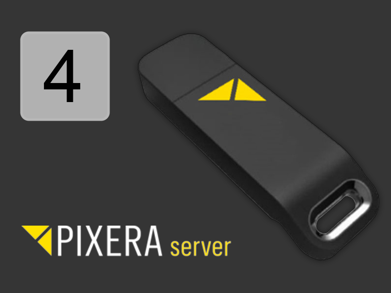 [PSS-4/V2] PIXERA server - Quad license