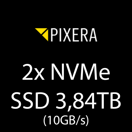 [PXU-U7T6R0-2] 2x NVMe SSD 3,84TB
(10GB/s)