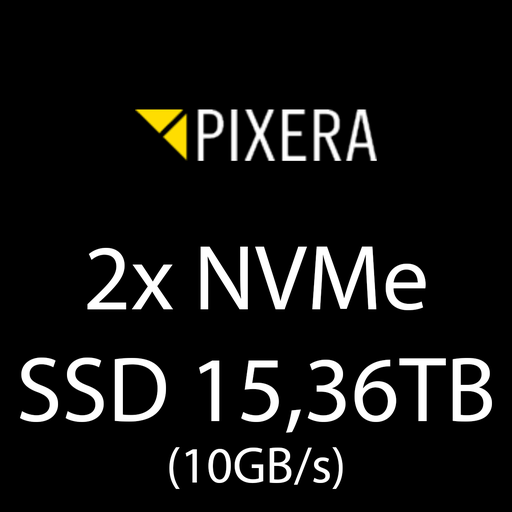 [PXU-U30TR0-2] 2x NVMe SSD 15,36TB
(10GB/s)