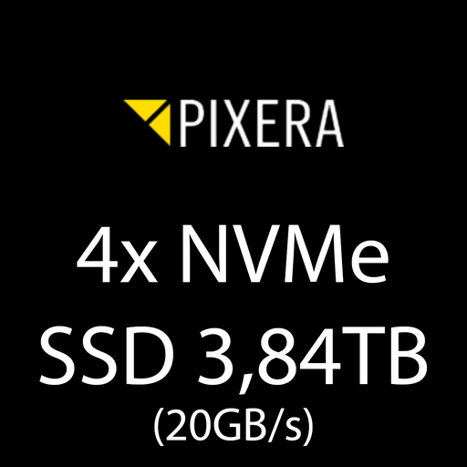 [PXU-U15TR0-4] 4x NVMe SSD 3,84TB
(20GB/s)
