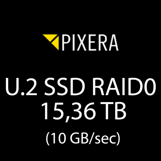 [PXU-U15T-R0-2] Data Storage Upgrade | 2x U.2 SSD 7,68TB(10GB/s)